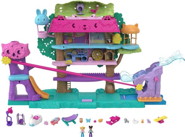 Polly Pocket Pollyville Tierparty Baumhaus